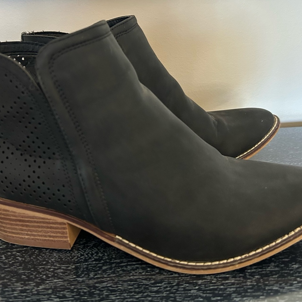 Madden Girl Black Ankle Boots